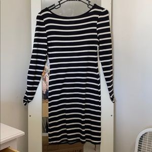 Stripped Old Navy dress.